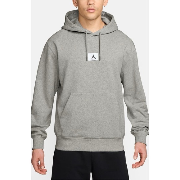 Jordan Other - Nike Air Jordan Flight Fleece Pull Over Hoodie Gray Small